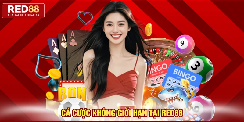 Cá cược không giới hạn tại Red88
