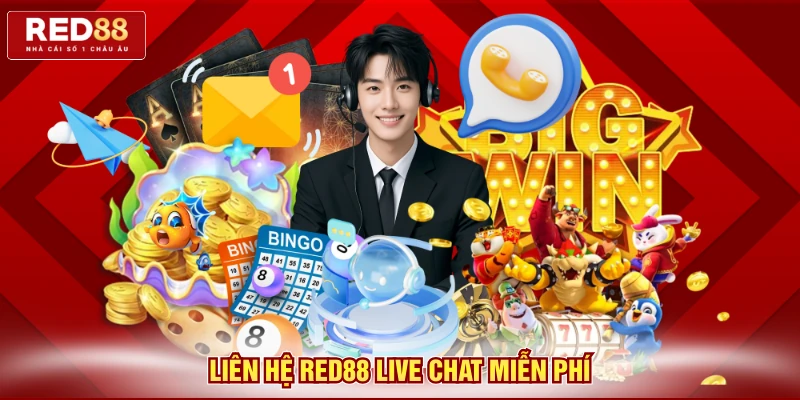 Liên hệ Red88 live chat miễn phí